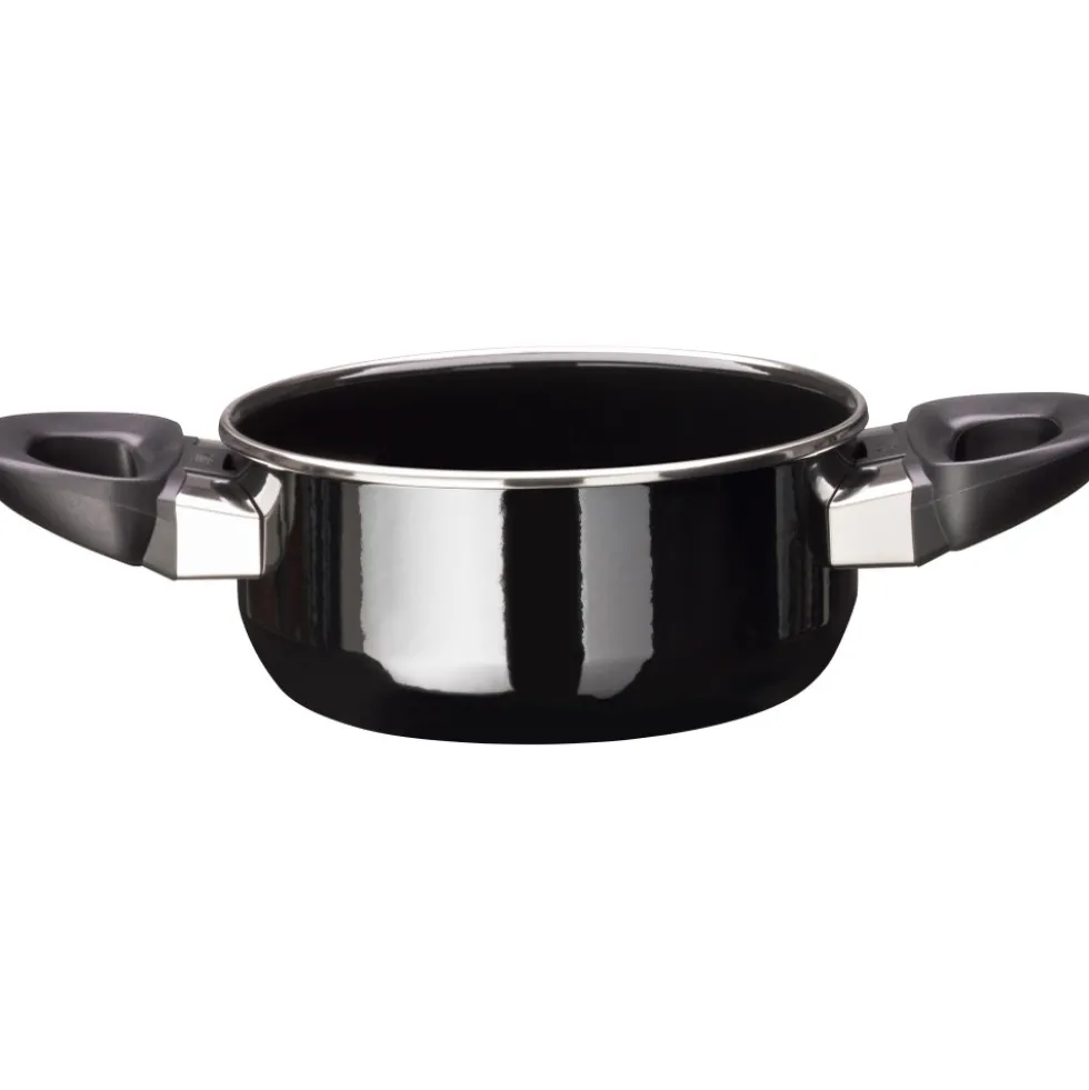Silit Silargan® Modesto Bratentopf mit Deckel, 16 cm, Black