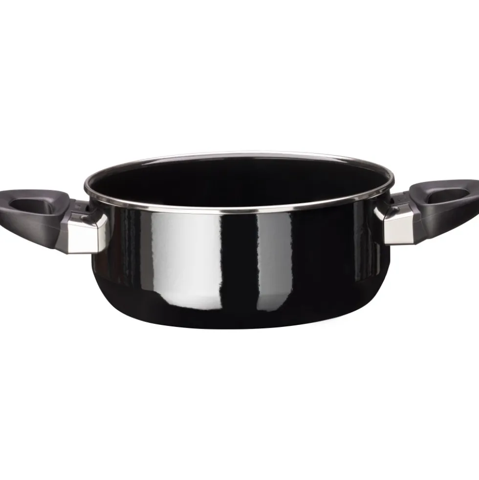 Silit Silargan® Modesto Bratentopf mit Deckel, 20 cm, Black