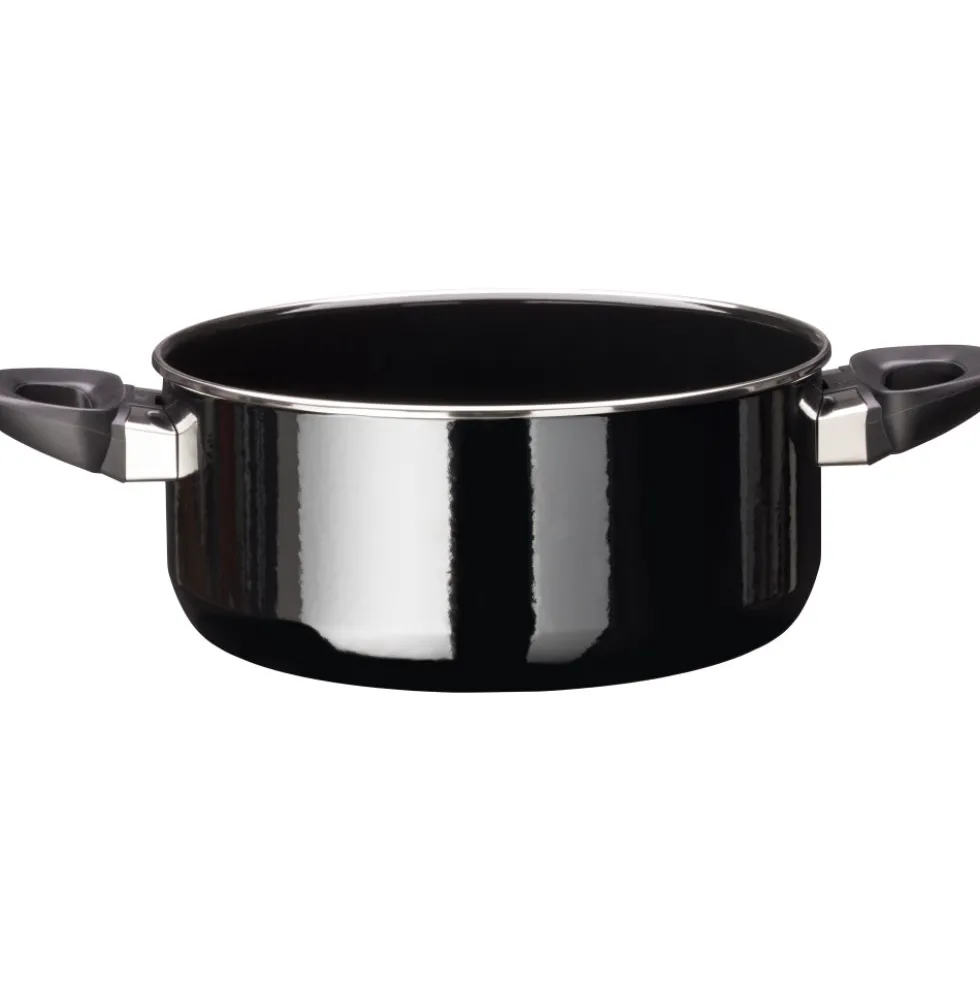 Silit Silargan® Modesto Bratentopf mit Deckel, 24 cm, Black