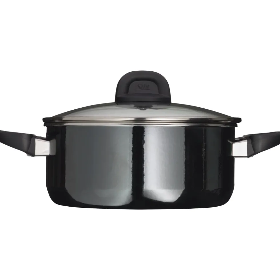 Silit Silargan® Modesto Bratentopf mit Deckel, 24 cm, Black