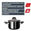 Silit Silargan® Modesto Kochtopf mit Deckel, 20 cm, Black