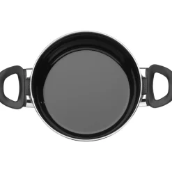 Silit Silargan® Modesto Kochtopf mit Deckel, 20 cm, Black