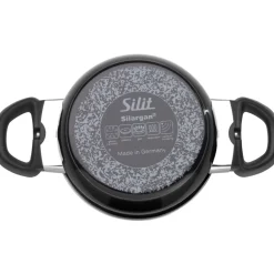 Silit Silargan® Modesto Kochtopf mit Deckel, 16 cm, Black