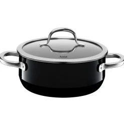 Silit Silargan® Passion Bratentopf mit Deckel, 20 cm, Black