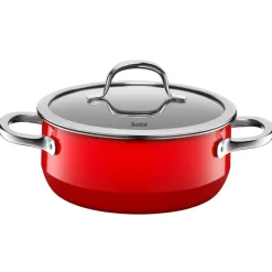 Silit Silargan® Passion Bratentopf mit Deckel, 20 cm, Red