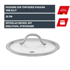 Silit Silargan Passion Glasdeckel, 20 cm