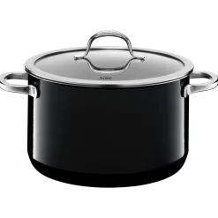 Silit Silargan® Passion Kochtopf mit Deckel, 24 cm, Black