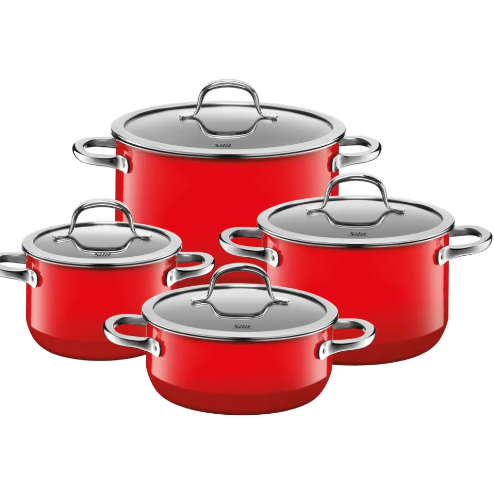 Silit Silargan® Passion Topf-Set, 4-teilig, Red