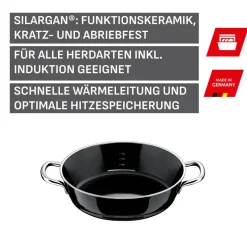 Silit Silargan® Professional Schmorpfanne, 24 cm, Black