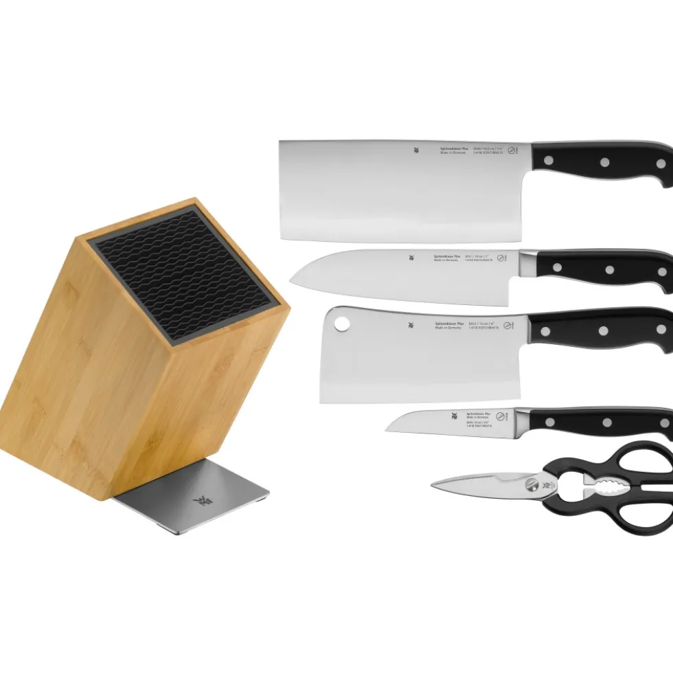 Spitzenklasse Plus Messer-Set mit FlexTec Messerblock für die asiatische Küche, 6-teilig