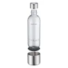 Starter-Set: Element One Wassersprudler mit PET-Ersatzflasche, Edelstahl