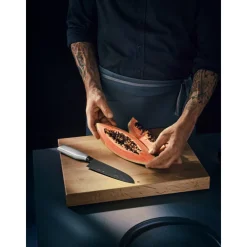 Ultimate Black Santokumesser, 18,5 cm