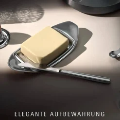 Wagenfeld Butterdose, 22 x 11 cm
