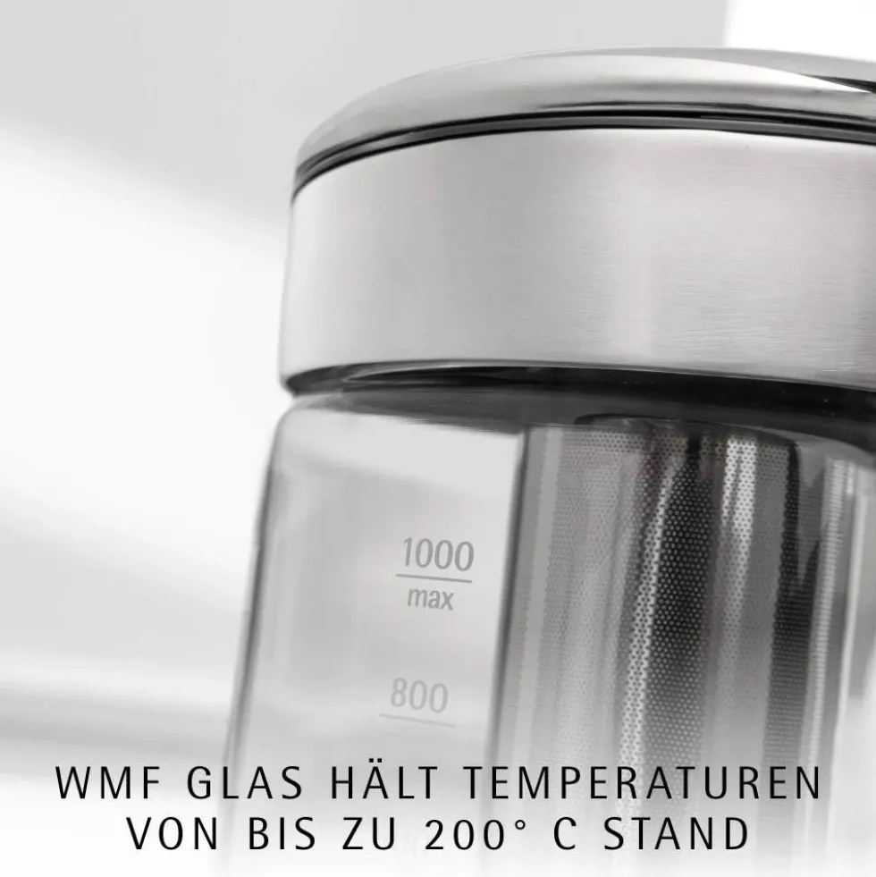 WMF KÜCHENminis Glas-Wasserkocher Vario 1,0 l