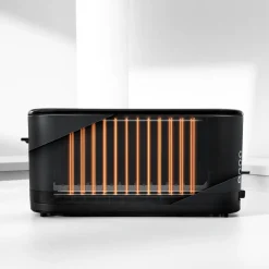 WMF KÜCHENminis Langschlitz-Toaster, Deep Black