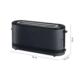 WMF KÜCHENminis Langschlitz-Toaster, Deep Black
