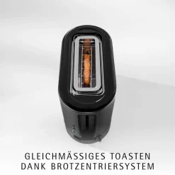 WMF KÜCHENminis 1-Scheiben-Toaster, Deep Black