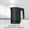 WMF KÜCHENminis Wasserkocher, 0,8 l, Deep Black