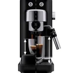 WMF Lumero Espresso Siebträgermaschine, Deep Black