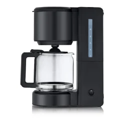 WMF Stelio Kaffeemaschine Glas, Deep Black