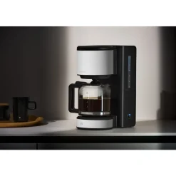 WMF Stelio Kaffeemaschine Glas, Paper White
